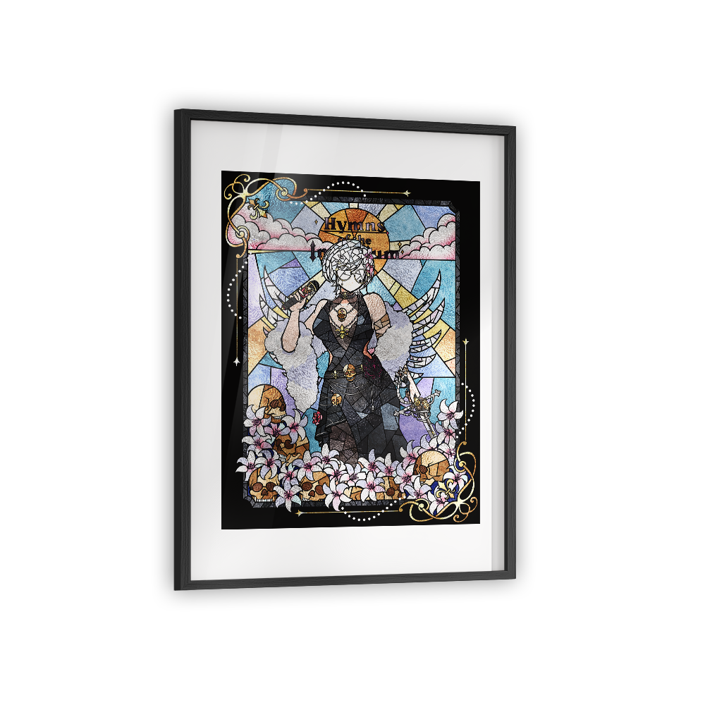 Sister Cecilia | Stained Glass Cecilia - Art Print