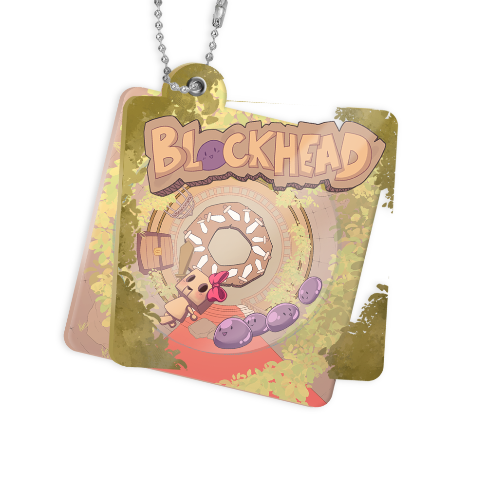 PorcelainMaid | Marching Blockhead - Keychain