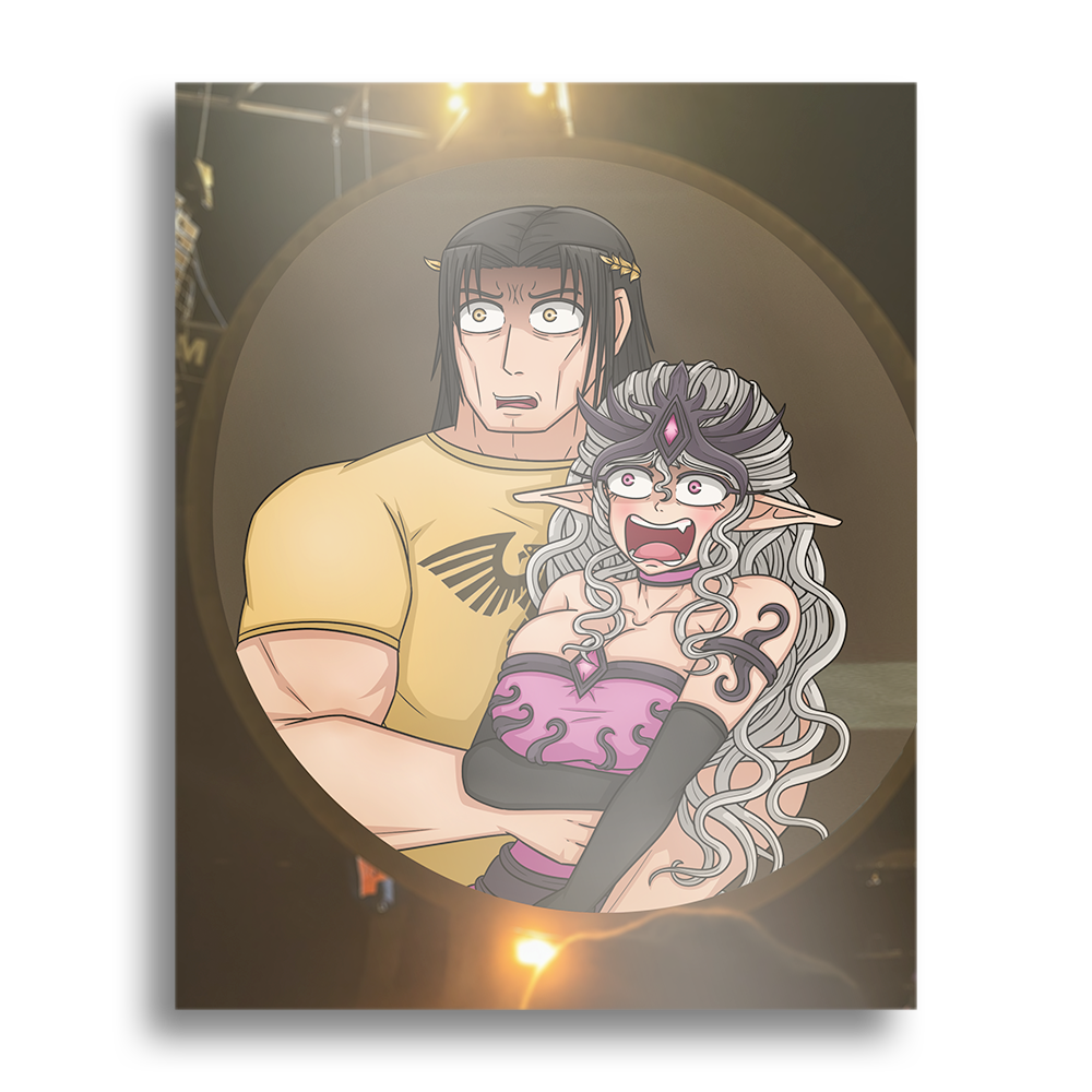 Easty | Slaanesh and Big E Concert Scandal - Art Print